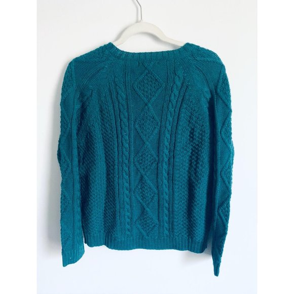 Woolovers Eden Cable Button Cardigan Medium - Picture 3 of 7